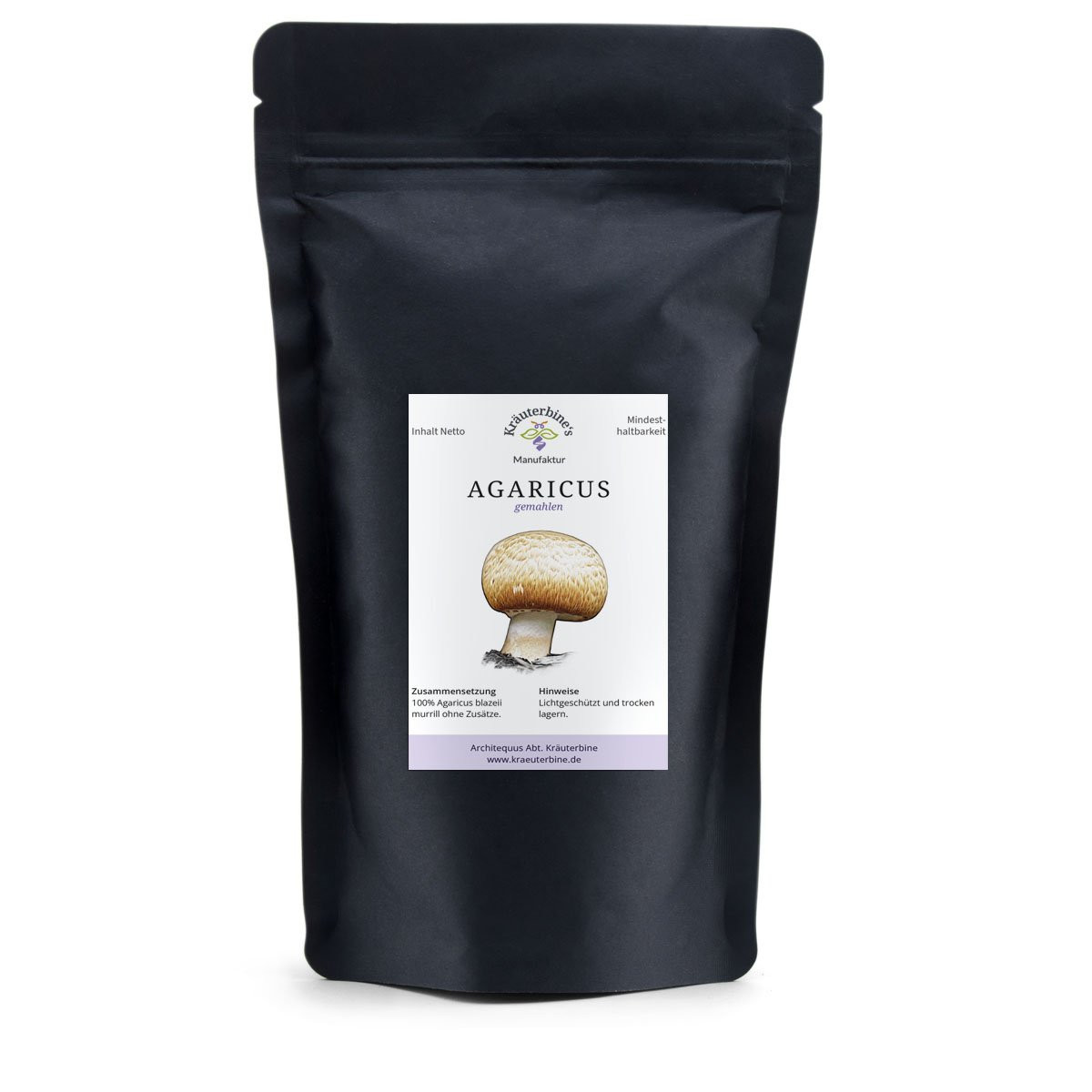 Agaricus blazei murrill Vitalpilz-Pulver, 100g