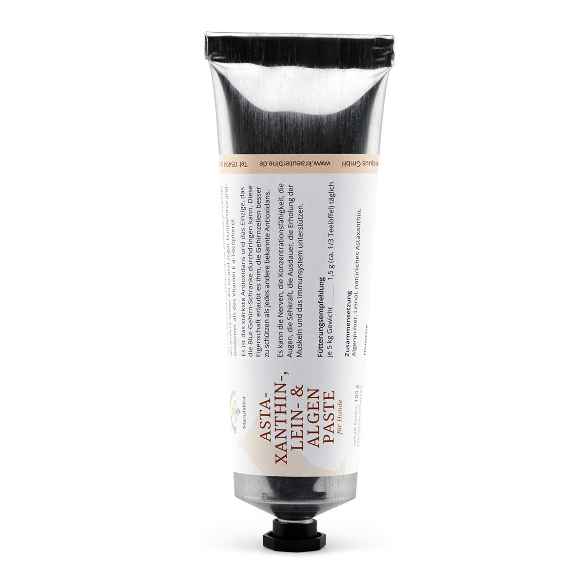 Astaxanthin - Leinöl - Algenpaste in der Tube