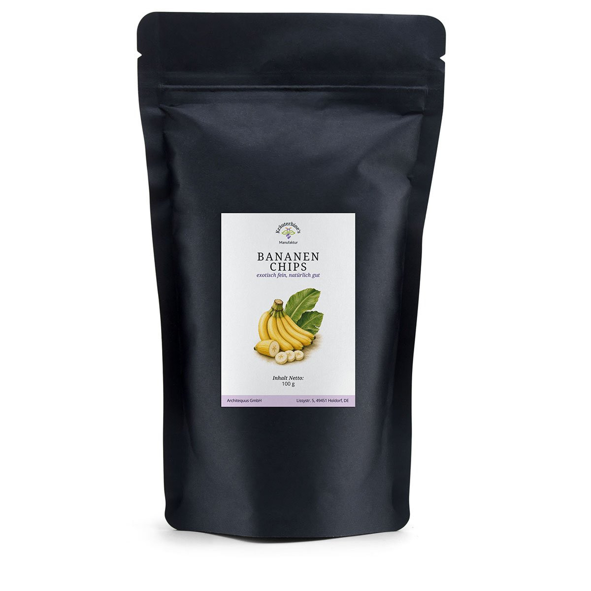 Bananenchips, knusprig & aromatisch aromaschonend verpackt für die Küche