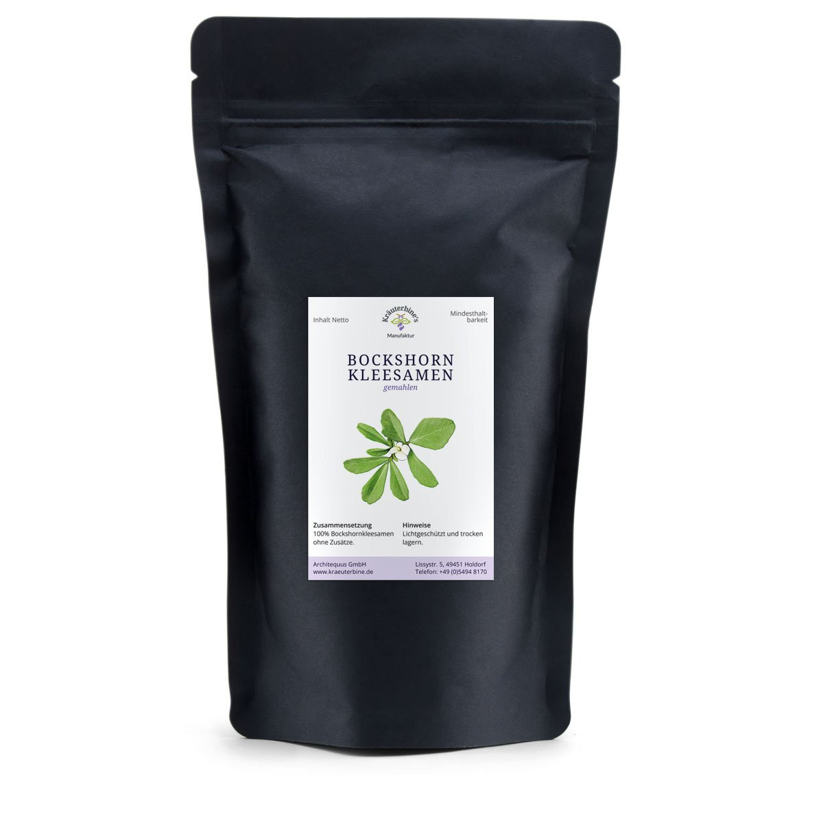 Bockshornkleesamen gemahlen, aromaschonend verpackt für die Küche 100g