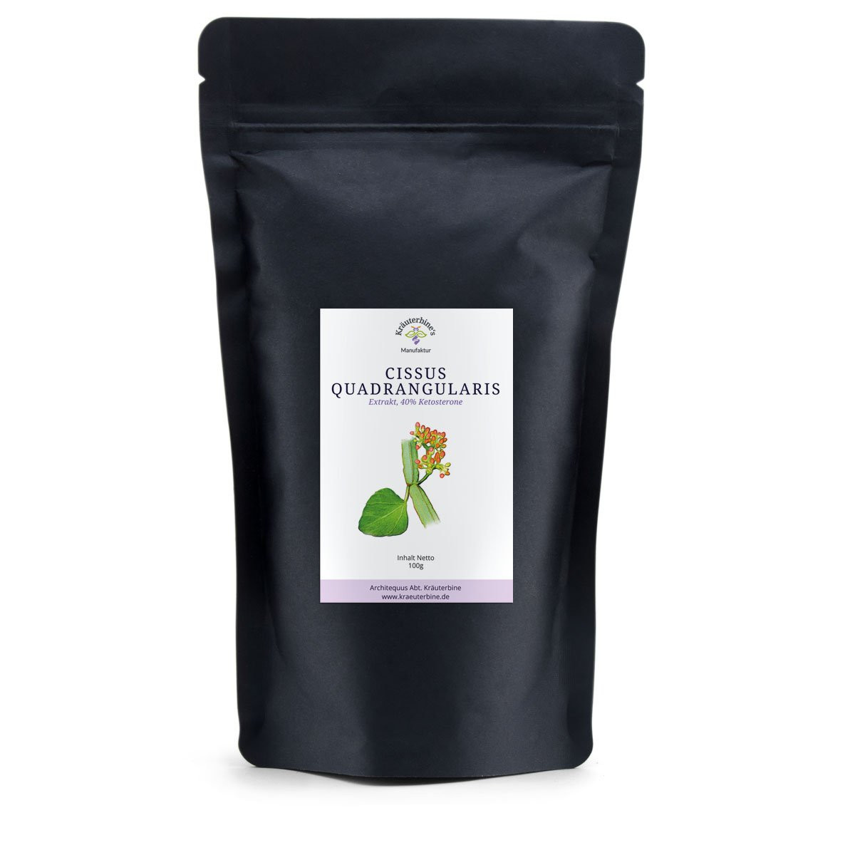 Cissus-Extrakt , Ketosterone-Anteil 40 % (Ethanol-Destillation), aromaschonend verpackt für die Küche, 100 g 