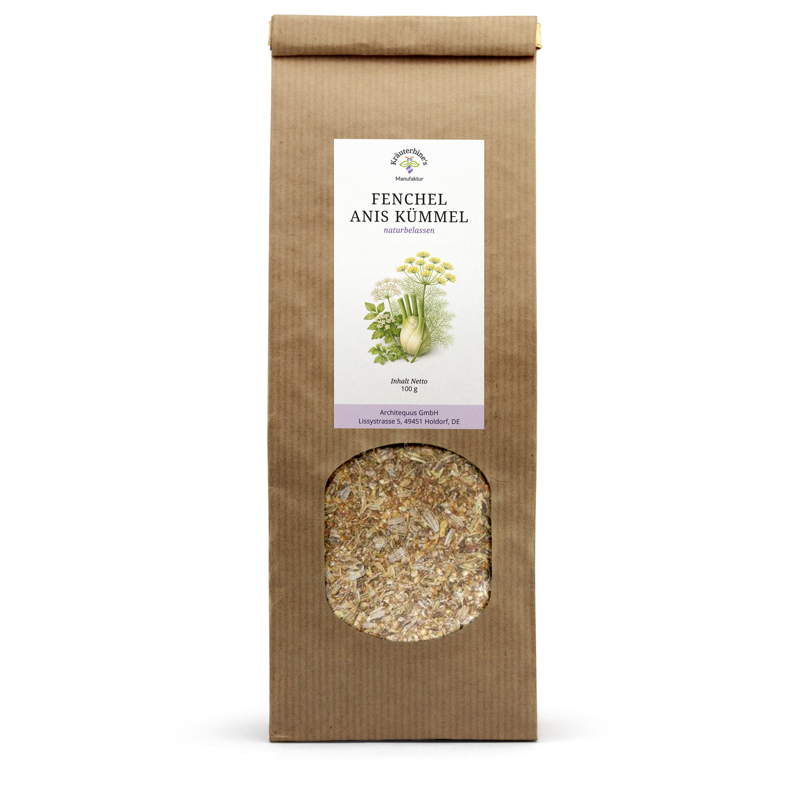 Fenchel-Anis-Kümmel Tee, 100g
