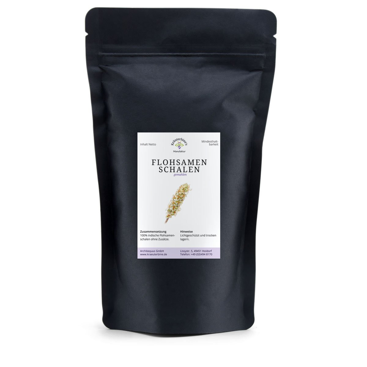 Flohsamenschalen gemahlen, indisch, aromaschonend verpackt für die Küche 100g