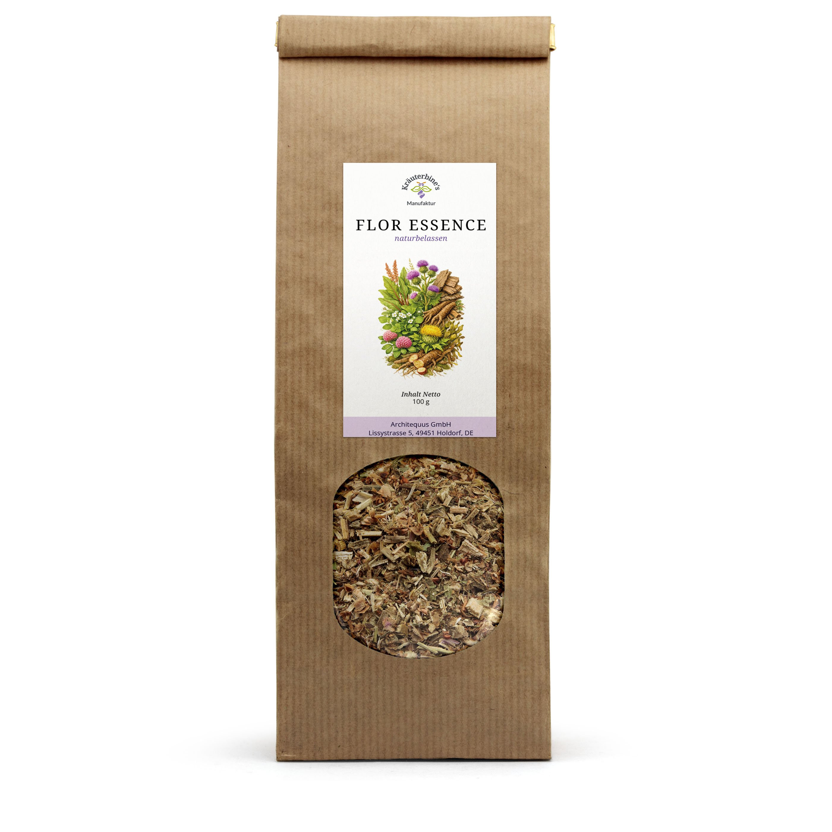 Flor Essence – Kräuterteemischung, 100g