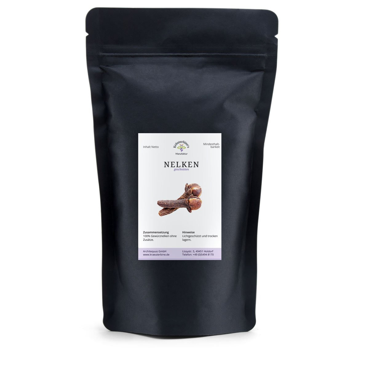 Gewürz- Nelken geschnitten, aromaschonend verpackt für die Küche 