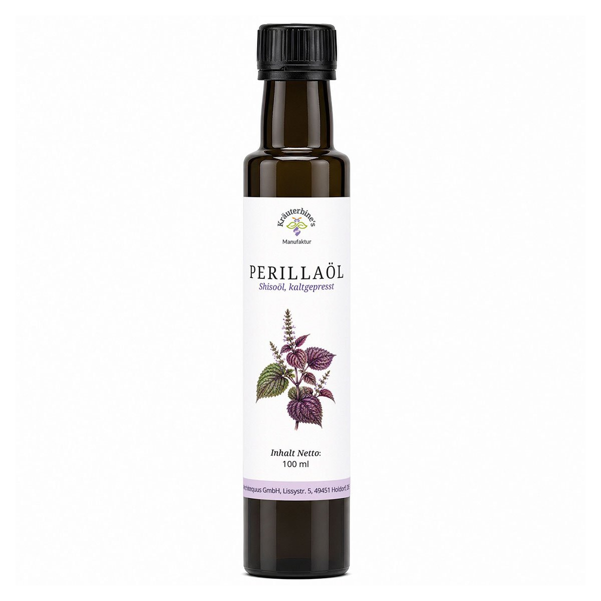 Perillaöl kaltgepresst, nativ, in Dorica-Flasche für die Küche 100ml