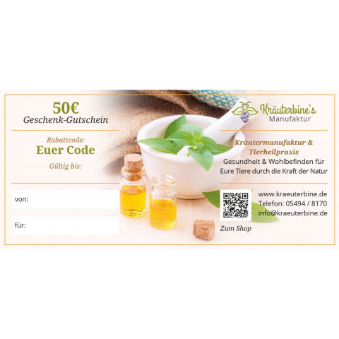 Geschenk-Gutschein, 50 € 