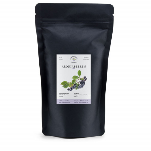 Aroniabeeren ganz, aromaschonend verpackt für die Küche 