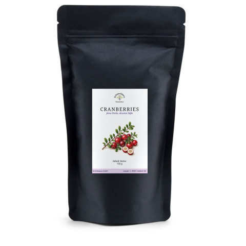 Cranberries ganz, aromaschonend verpackt für die Küche, 100 g