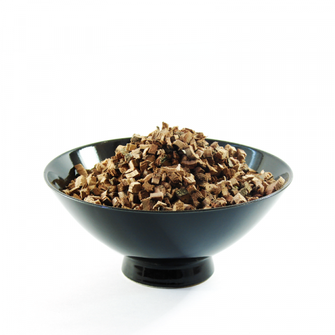 Eichenrinde geschnitten