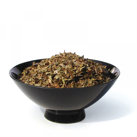 Heidelbeerblätter geschnitten