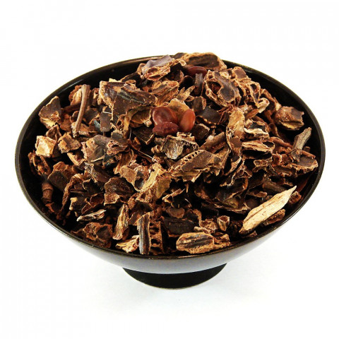 Johannisbrot geschnitten