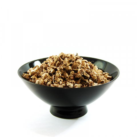 Kalmuswurzel geschnitten