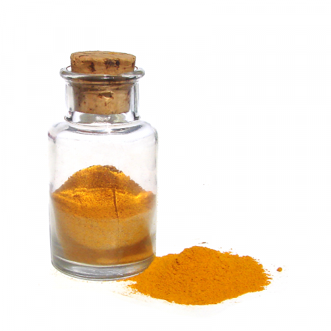 Kurkumawurzel gemahlen 