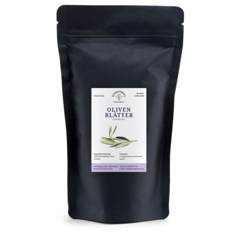 Olivenblätter geschnitten, aromaschonend verpackt für die Küche 100g