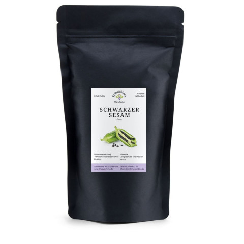 Sesam schwarz ganz, aromaschonend verpackt für die Küchel 100g