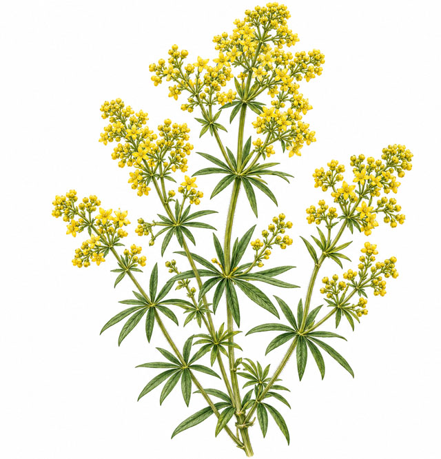 Echtes Labkraut, Illustration