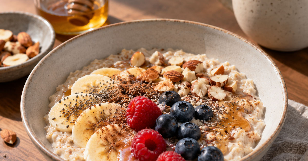 Porridge mit Macapulver